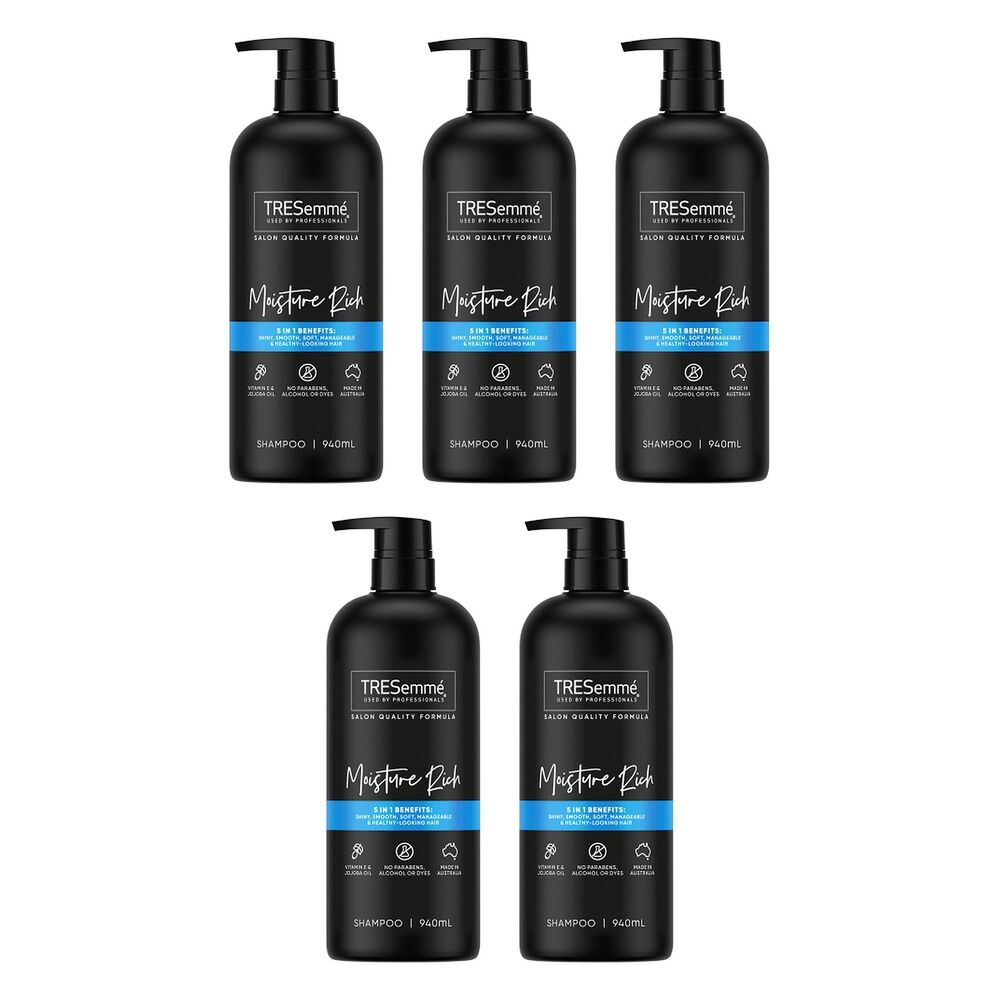TRESemme Moisture Rich Shampoo 940mL Pack of 5