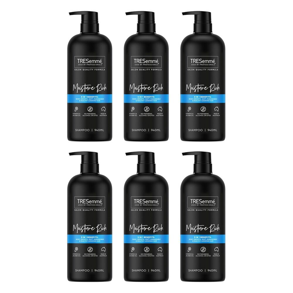 TRESemme Moisture Rich Shampoo 940mL Pack of 6
