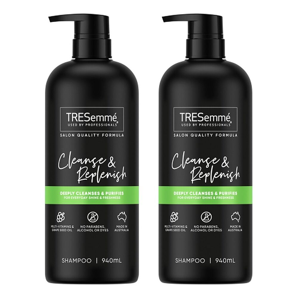 TRESemme Cleanse Replenish Shampoo 940mL Pack of 2