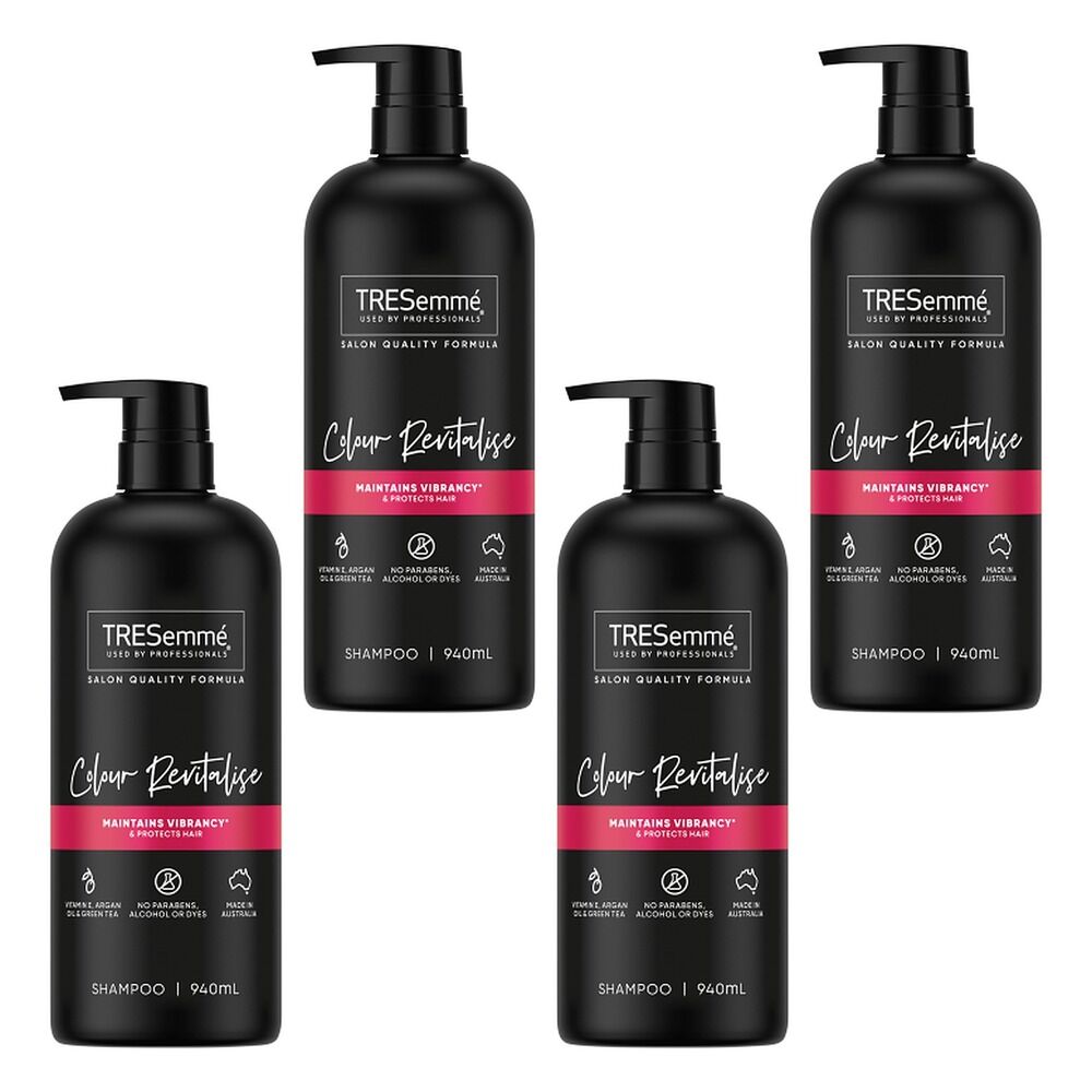 TRESemme Colour Revitalise Shampoo 940mL Pack of 4