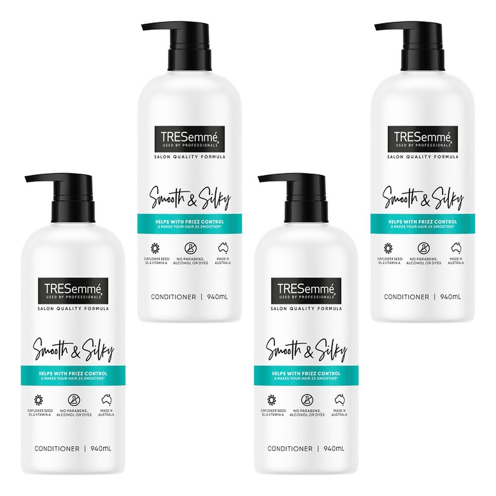 TRESemme Smooth & Silky Conditioner 940mL Pack of 4