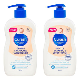 Curash Gentle Shampoo & Conditioner 400mL Pack of 2