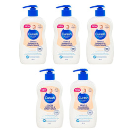 Curash Gentle Shampoo & Conditioner 400mL Pack of 5
