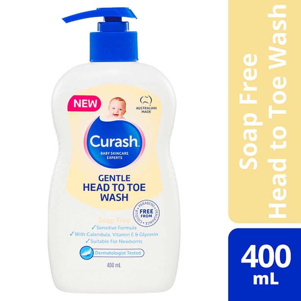 Curash Gentle Head To Toe Wash 400mL