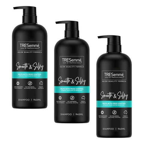TRESemme Smooth & Silky Shampoo 940mL Pack of 3