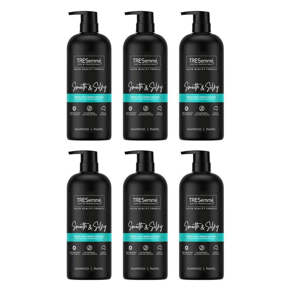 TRESemme Smooth & Silky Shampoo 940mL Pack of 6