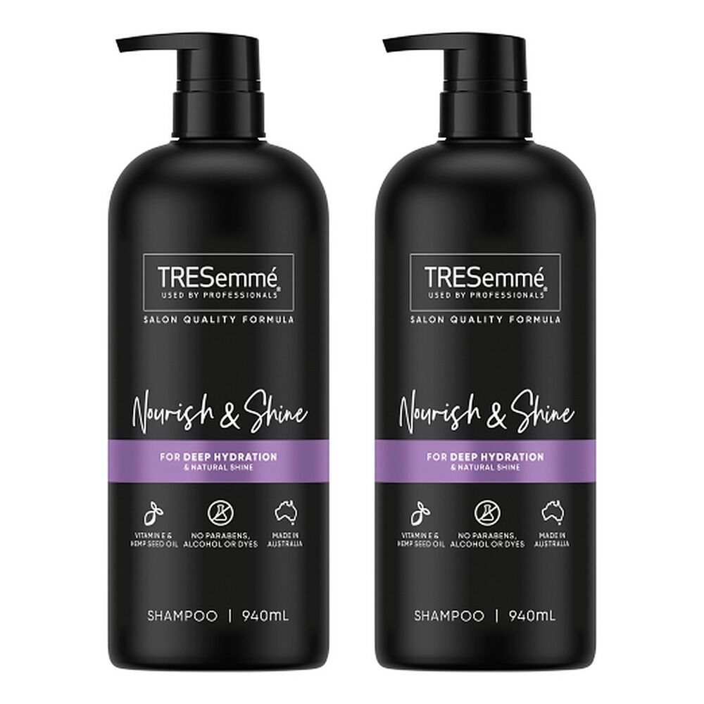 TRESemme Nourish & Shine Shampoo 940mL Pack of 2