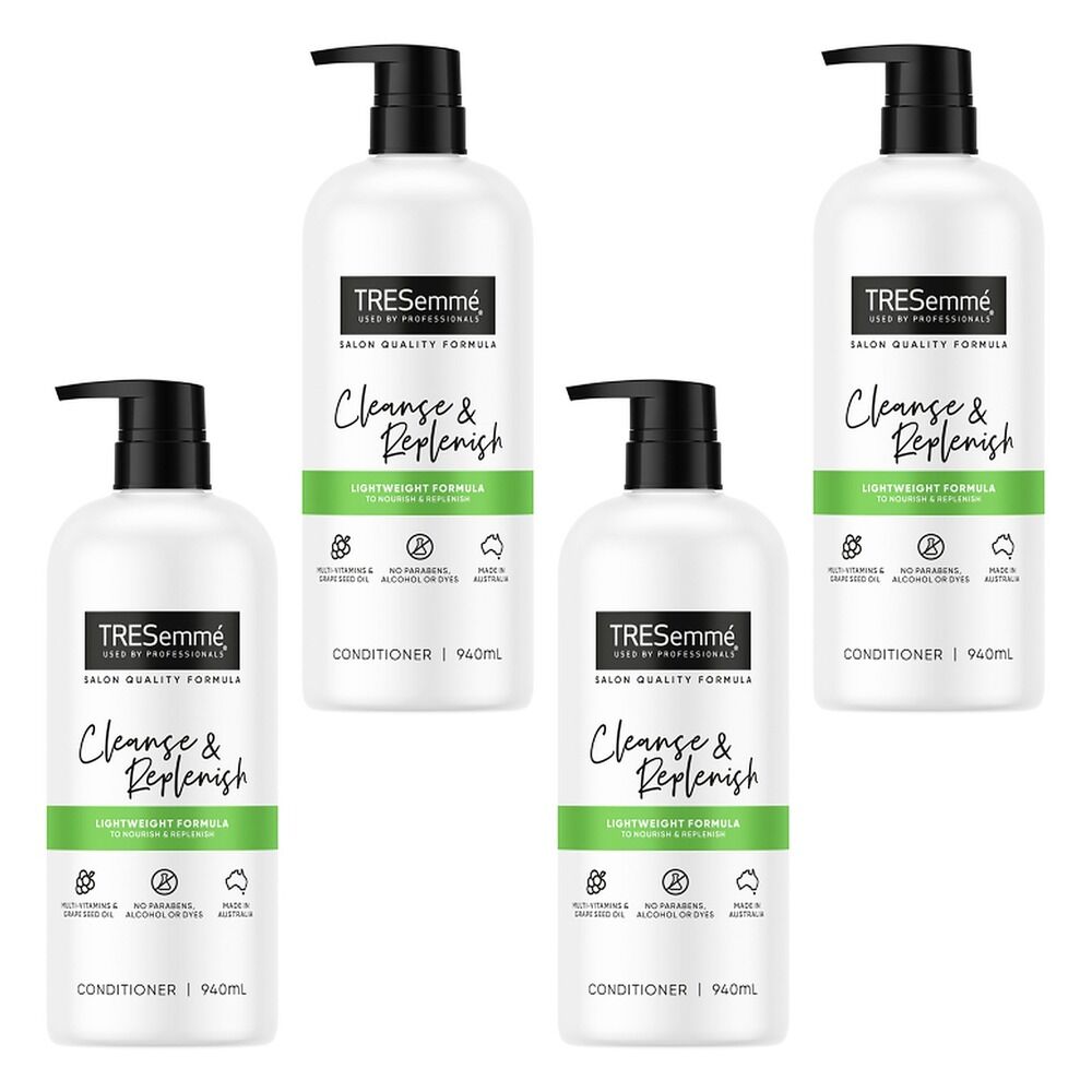 TRESemme Cleanse Replenish Conditioner 940mL Pack of 4