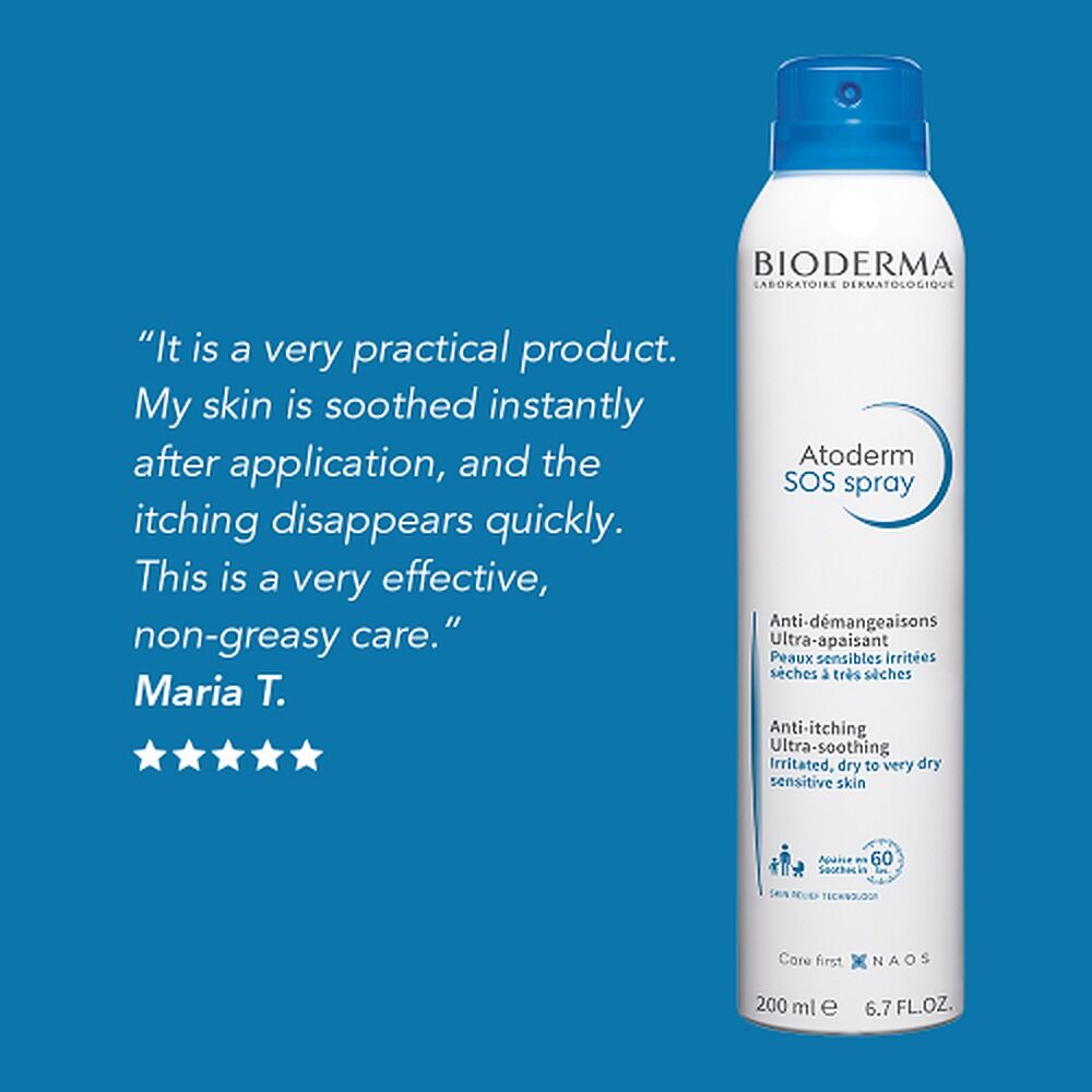 Bioderma Atoderm SOS Spray Anti-Itching Care 200mL