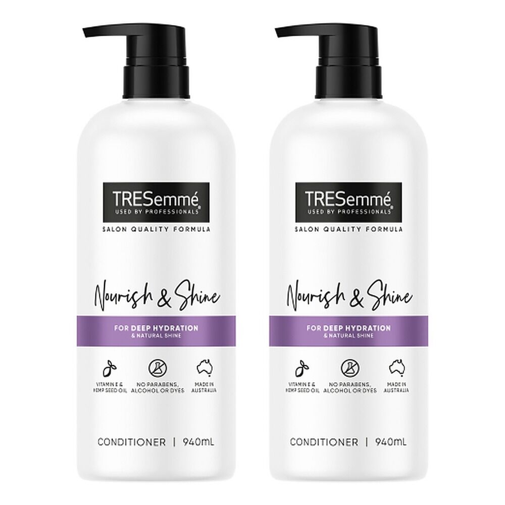 TRESemme Nourish & Shine Conditioner 940mL Pack of 2