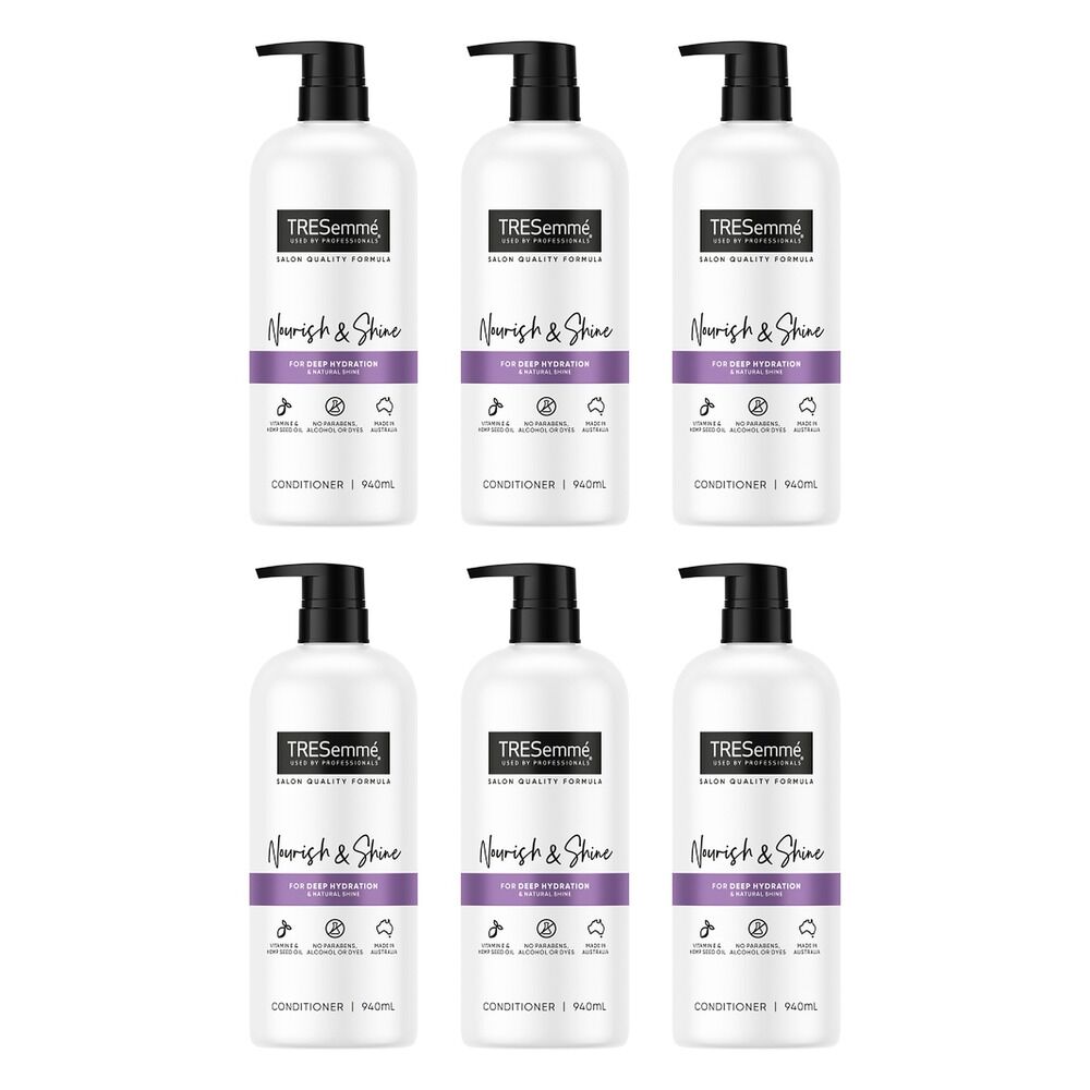 TRESemme Nourish & Shine Conditioner 940mL Pack of 6