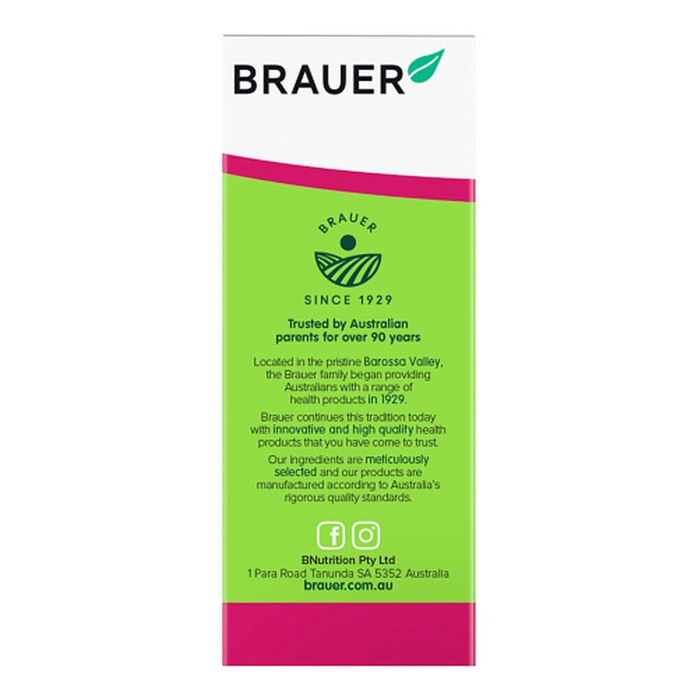 Brauer Baby & Kids Liquid Calcium with Magnesium and Zinc 200mL