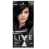 Schwarzkopf LIVE Colour Permanent 1.0 Black x 3