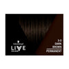 Schwarzkopf LIVE Colour Permanent 3.0 Dark Brown x 3