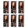 Schwarzkopf LIVE Colour Permanent 4.45 Rich Chocolate Hair Dye x 3 Bundle of 6