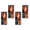 Schwarzkopf LIVE Colour Permanent 7.77 Pure Copper x 3 Bundle of 4