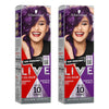 Schwarzkopf LIVE Colour Ultra Brights Magnetic Purple Semi-Permanent Pack of 2