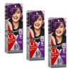 Schwarzkopf LIVE Colour Ultra Brights Magnetic Purple Semi-Permanent Pack of 3