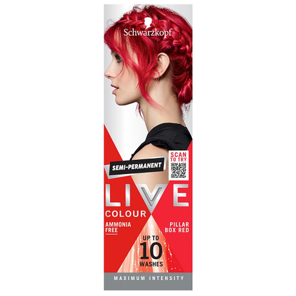 Schwarzkopf LIVE Colour Ultra Brights Pillar Box Red Semi-Permanent 75mL