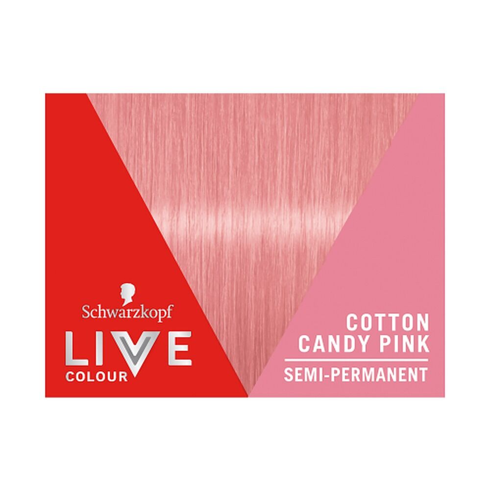 Schwarzkopf LIVE Colour Pastels Cotton Candy Pink 75mL