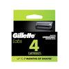 Gillette Labs Razor Blade Refill Cartridges, 4 Pack