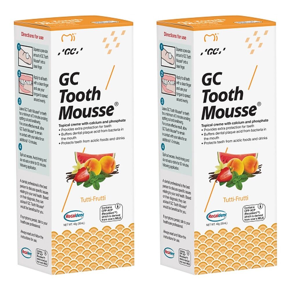 GC Tooth Mousse Tutti Frutti 40g Pack of 2