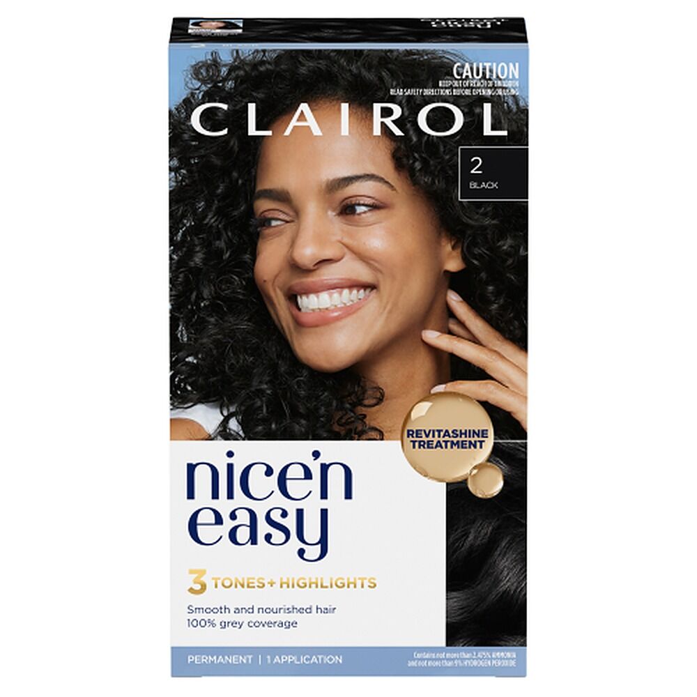 Clairol Nice 'N Easy 2 Black Permanent Hair Colour