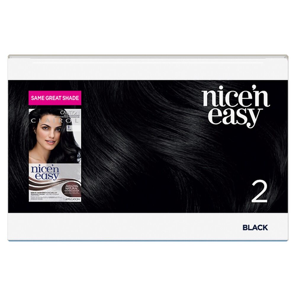 Clairol Nice 'N Easy 2 Black Permanent Hair Colour