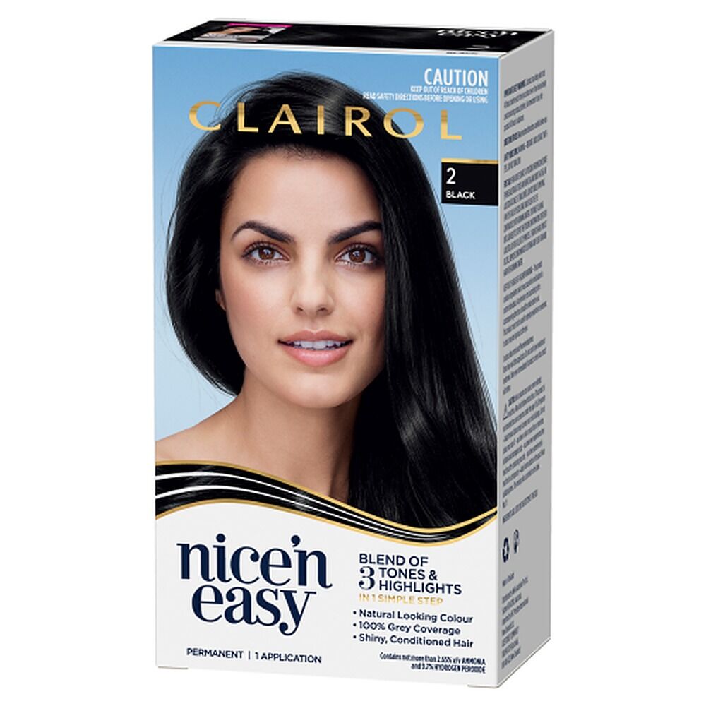 Clairol Nice 'N Easy 2 Black Permanent Hair Colour