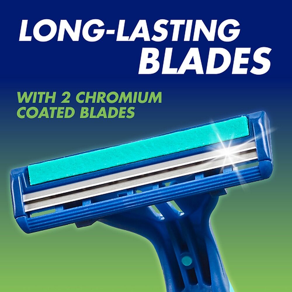 Gillette Blue II Plus Disposable Razor, 5 Pack x 12