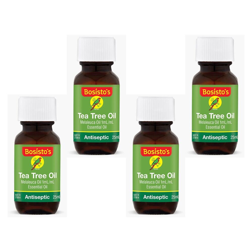 Bosisto's Tea Tree Oil 25mL Pack of 4