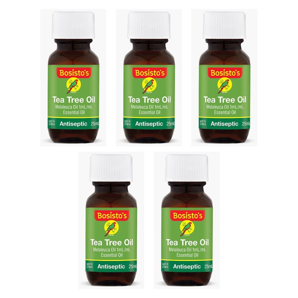 Bosisto's Tea Tree Oil 25mL Pack of 5