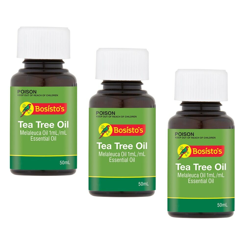 Bosisto's Tea Tree Oil 50mL Pack of 3