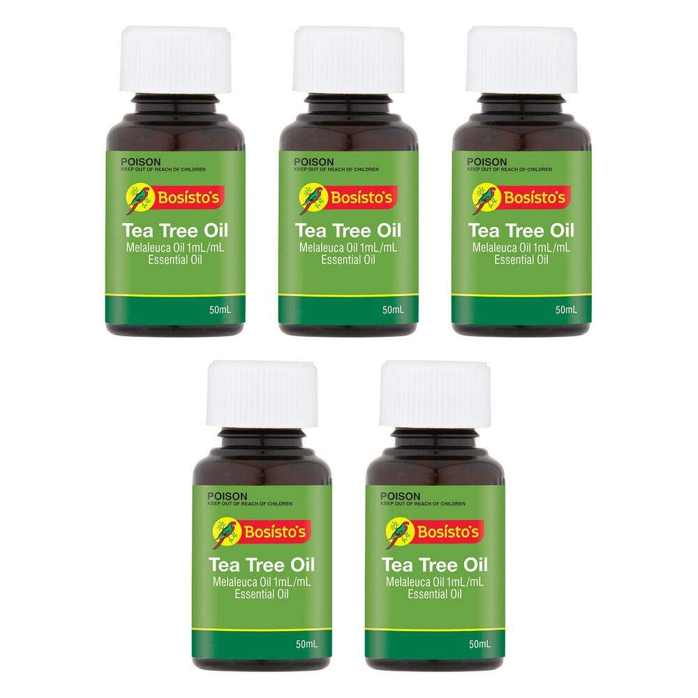 Bosisto's Tea Tree Oil 50mL Pack of 5