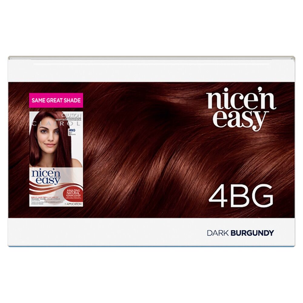 Clairol Nice 'N Easy 4BG Burgundy Permanent Hair Colour