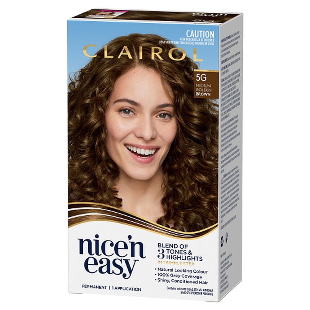 Clairol Nice 'N Easy 5G Medium Golden Brown Permanent Hair Colour
