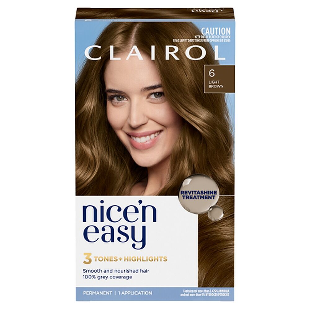 Clairol Nice 'N Easy 6 Light Brown Permanent Hair Colour