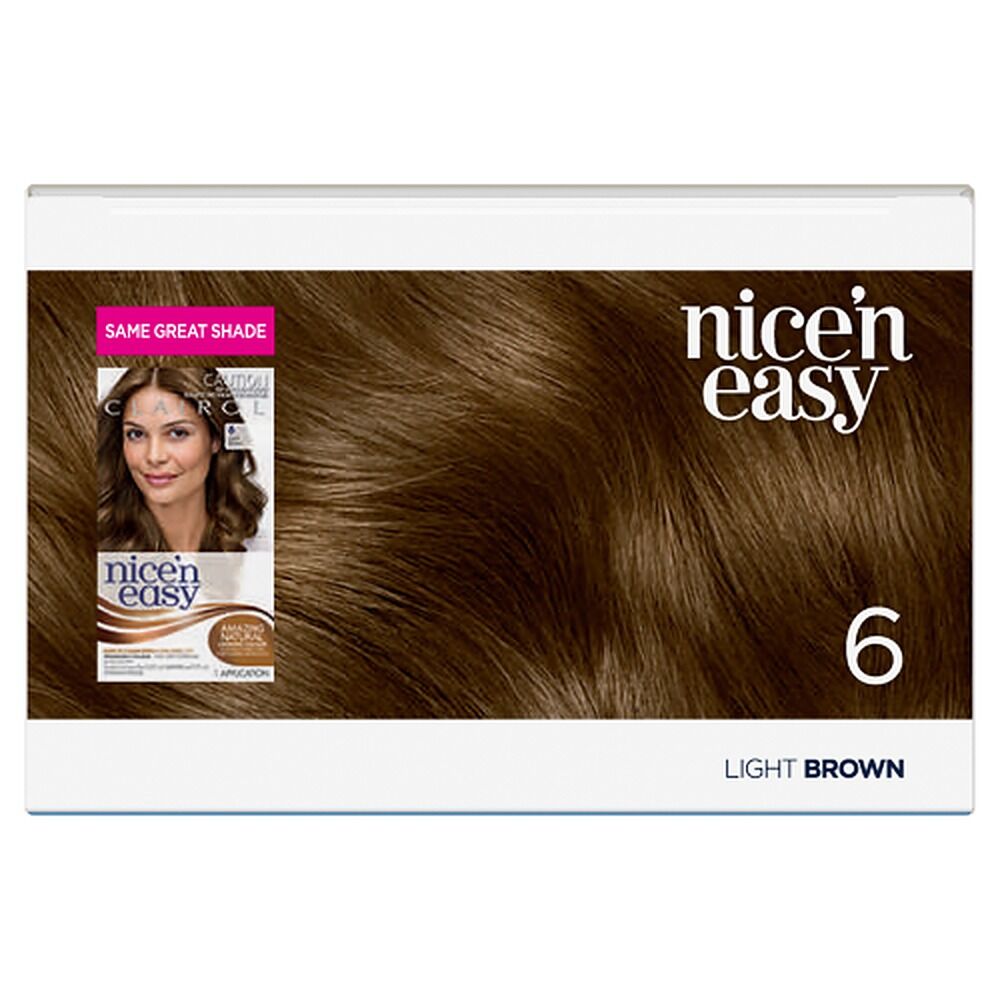 Clairol Nice 'N Easy 6 Light Brown Permanent Hair Colour