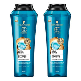Schwarzkopf Aqua Revive Shampoo 400mL Pack of 2