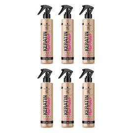Schwarzkopf Extra Care Keratin Heat Protect Spray 250mL Pack of 6