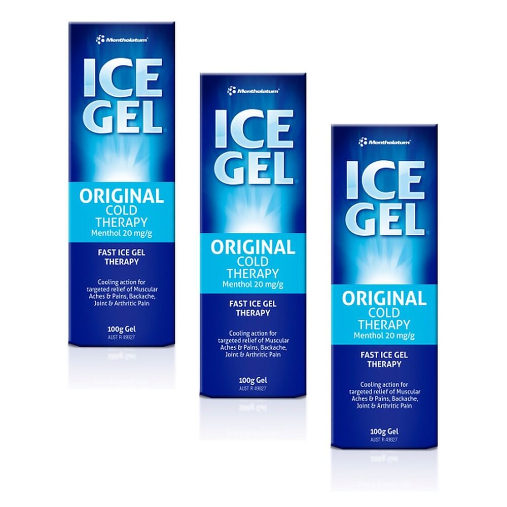 Ice Gel Original Cold Therapy 100g Pack of 3