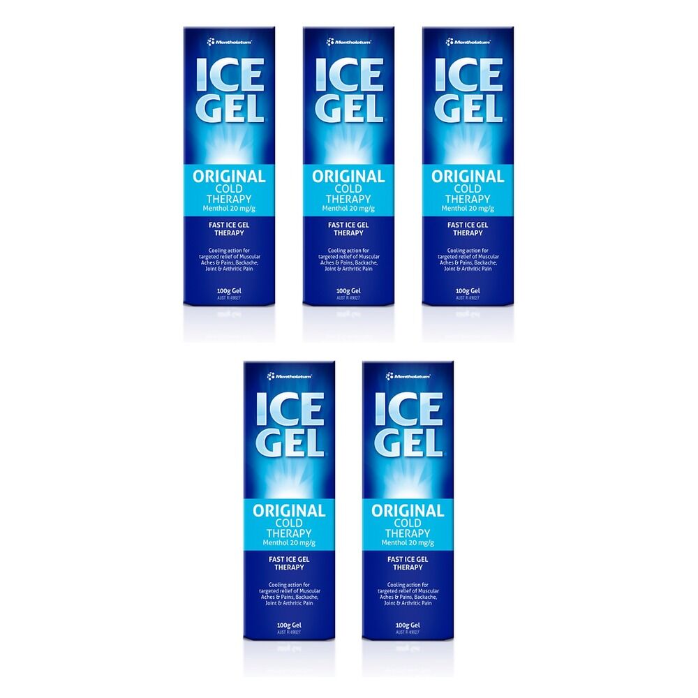 Ice Gel Original Cold Therapy 100g Pack of 5