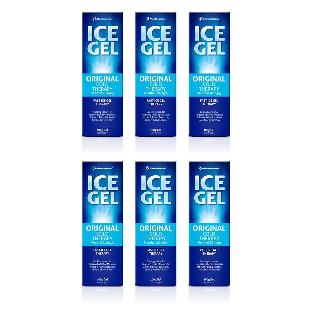 Ice Gel Original Cold Therapy 100g Pack of 6