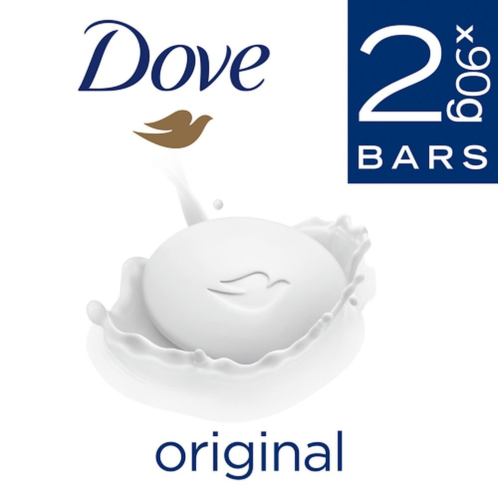 Dove Original Beauty Cream Bar 90g 2 Pack