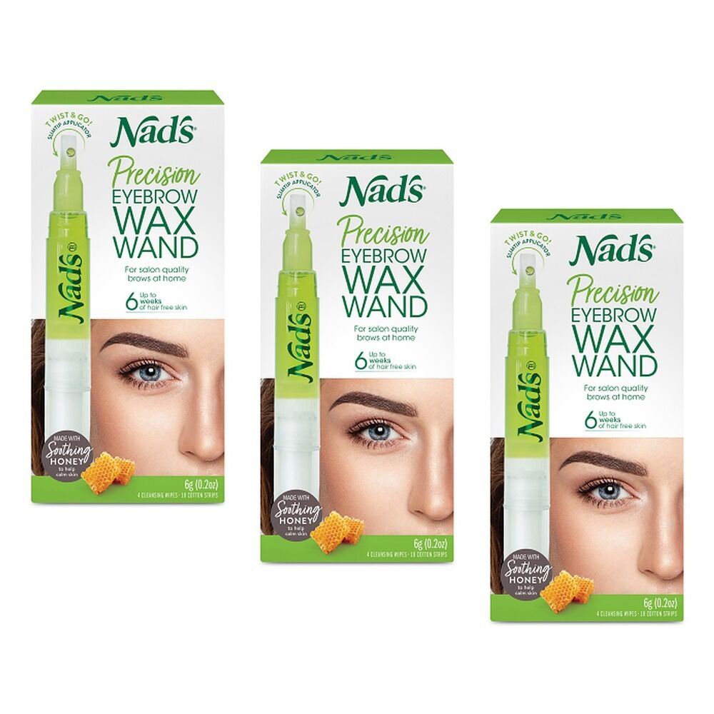 Nad's Precision Eyebrow Wax Wand 6g Pack of 3