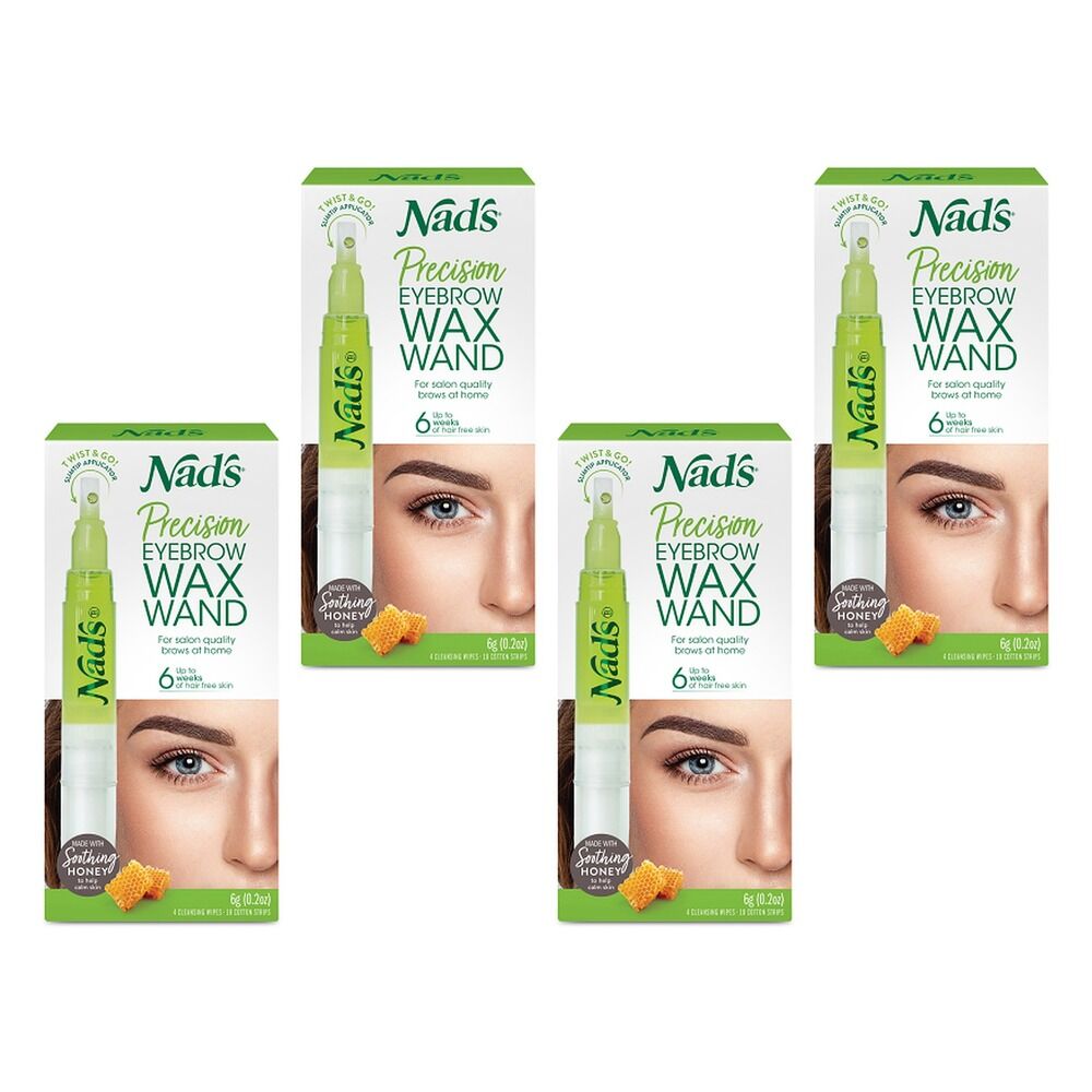 Nad's Precision Eyebrow Wax Wand 6g Pack of 4