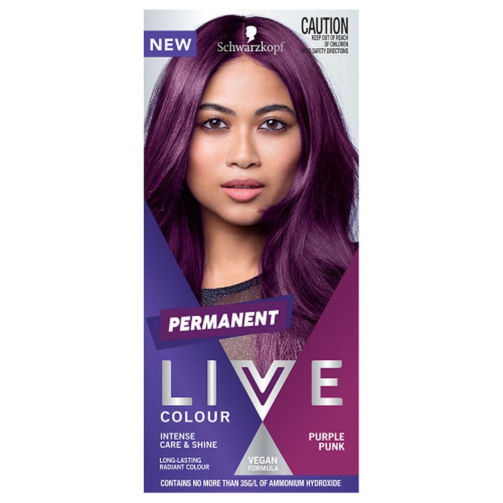 Schwarzkopf LIVE Colour Permanent Purple Punk x 3