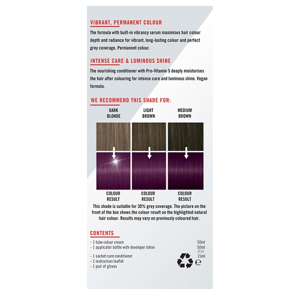 Schwarzkopf LIVE Colour Permanent Purple Punk x 3