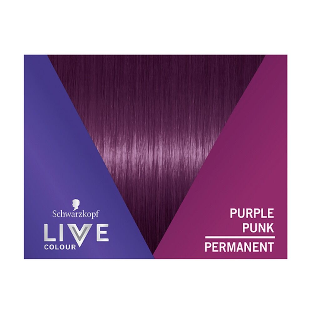 Schwarzkopf LIVE Colour Permanent Purple Punk x 3