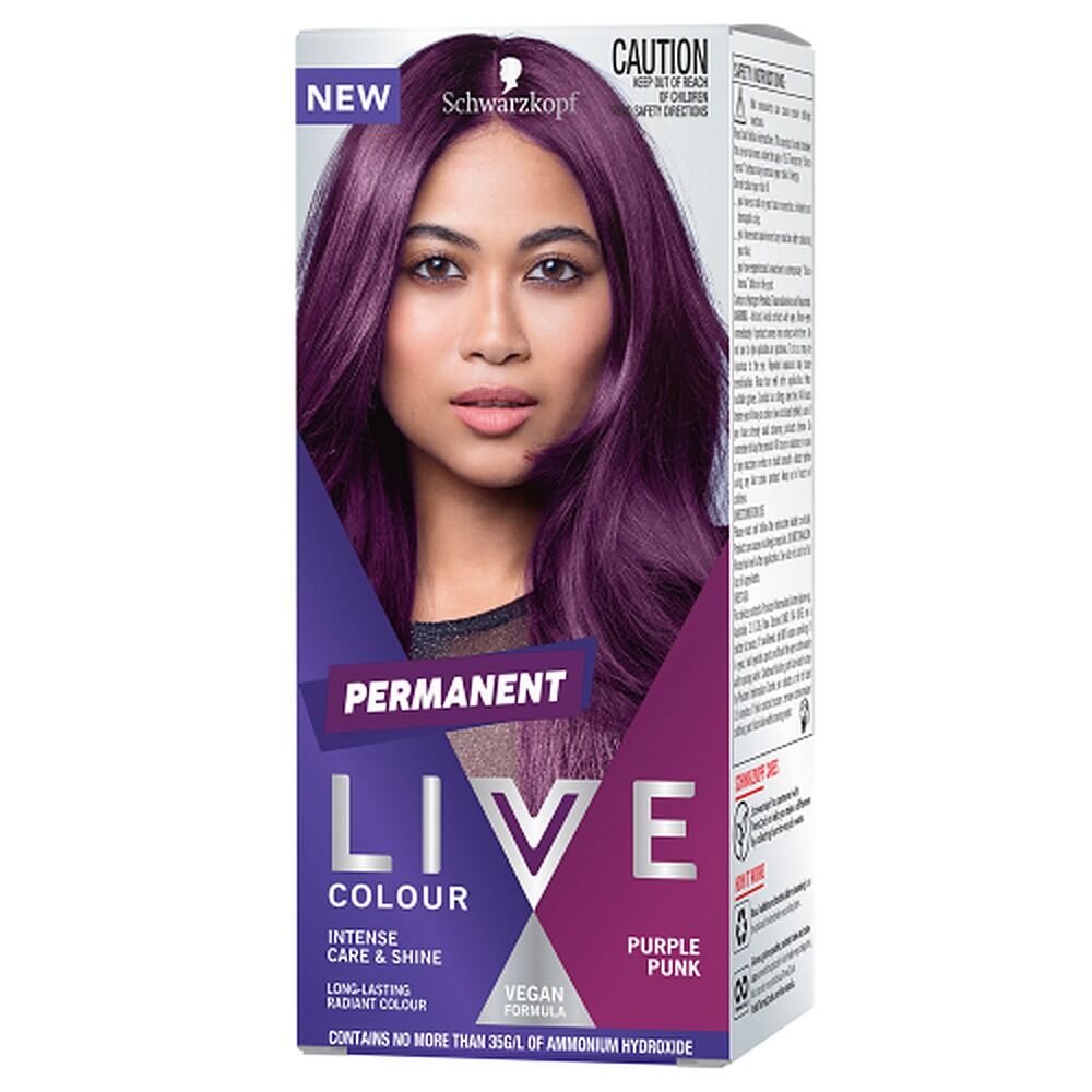 Schwarzkopf LIVE Colour Permanent Purple Punk x 3